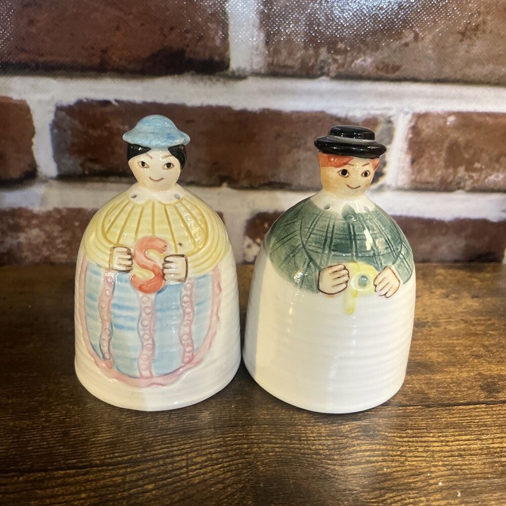 Little Headed Ladies Pier 1 Salt and Pepper Shakers